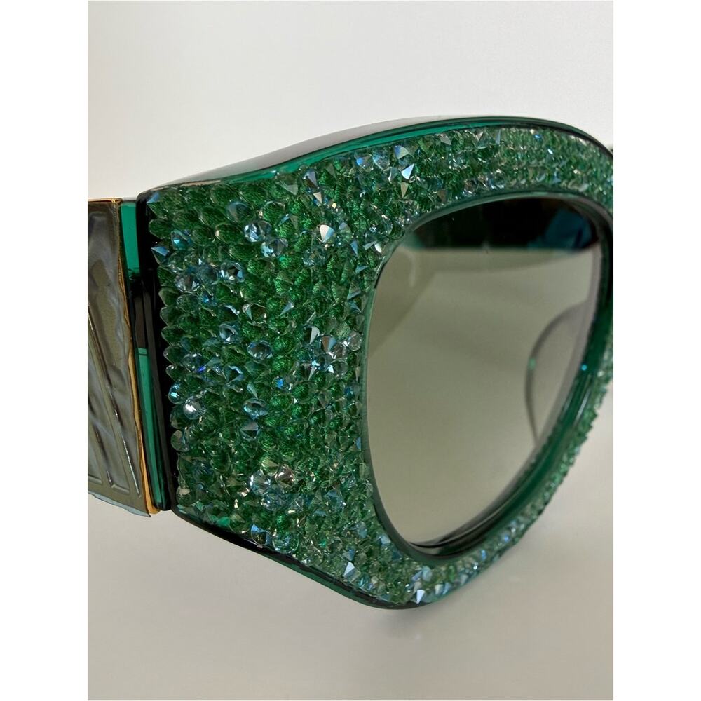 NEW!!! Anna-Karin Karlsson women emerald sunglasses limited edition Retail 1750 - Picture 5 of 7